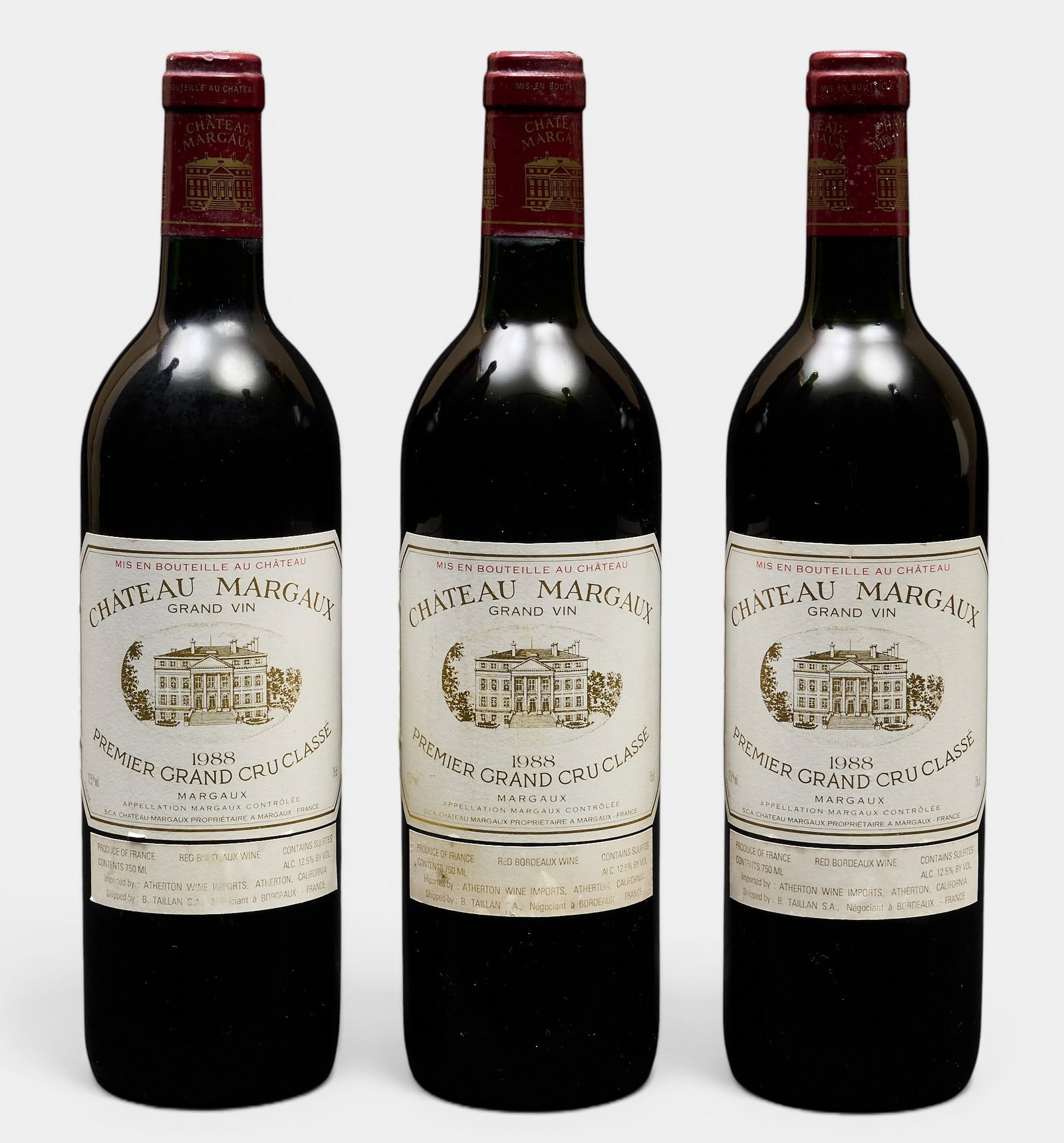 (3) 1988 Chateau Margaux Margaux (1 of 2)