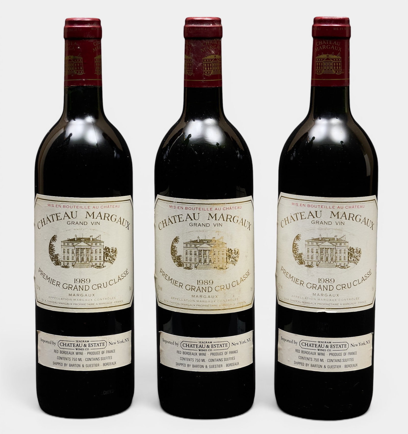 (3) 1989 Chateau Margaux Margaux (1 of 2)