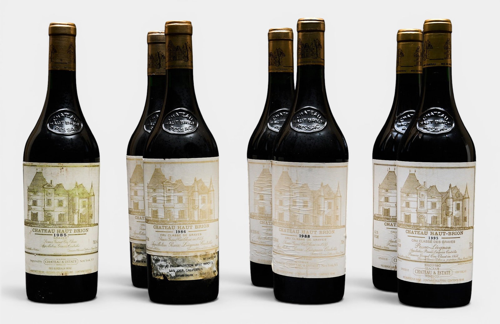 (7) Chateau Haut Brion Bordeaux Various Years (1 of 2)