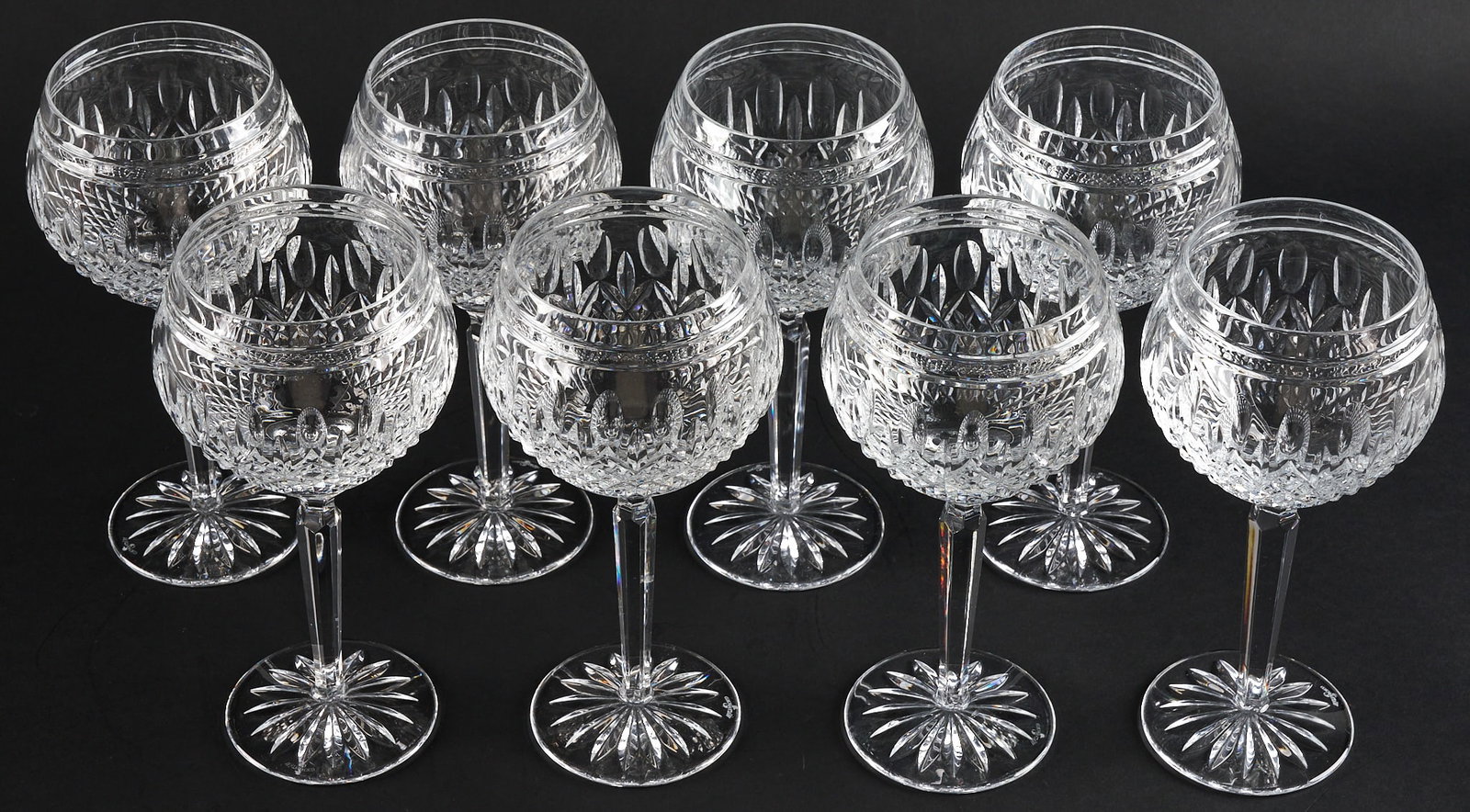 (8) Waterford Balloon Wine Glasses (1 of 6)