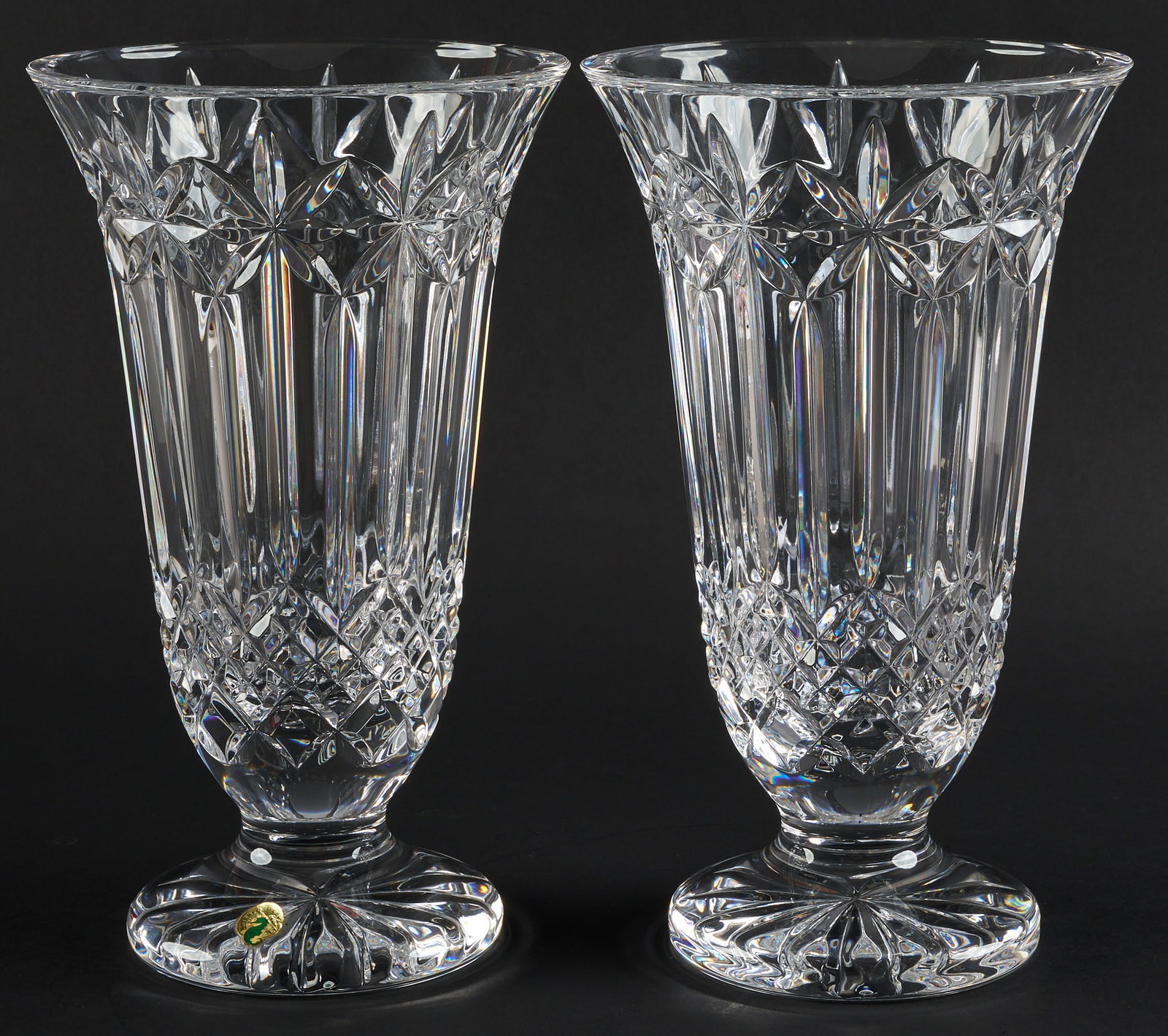 Pair of Waterford Balmoral Vases (1 of 6)