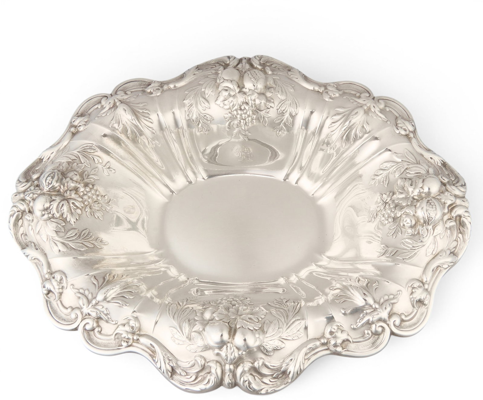 "Francis I" by Reed & Barton Sterling Silver Repousse Footed Bowl (1 of 5)