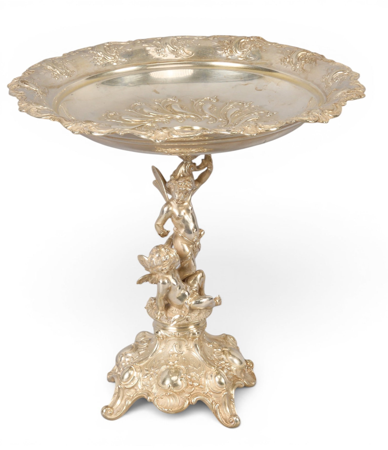 .800 Silver German Repousse Compote (1 of 6)
