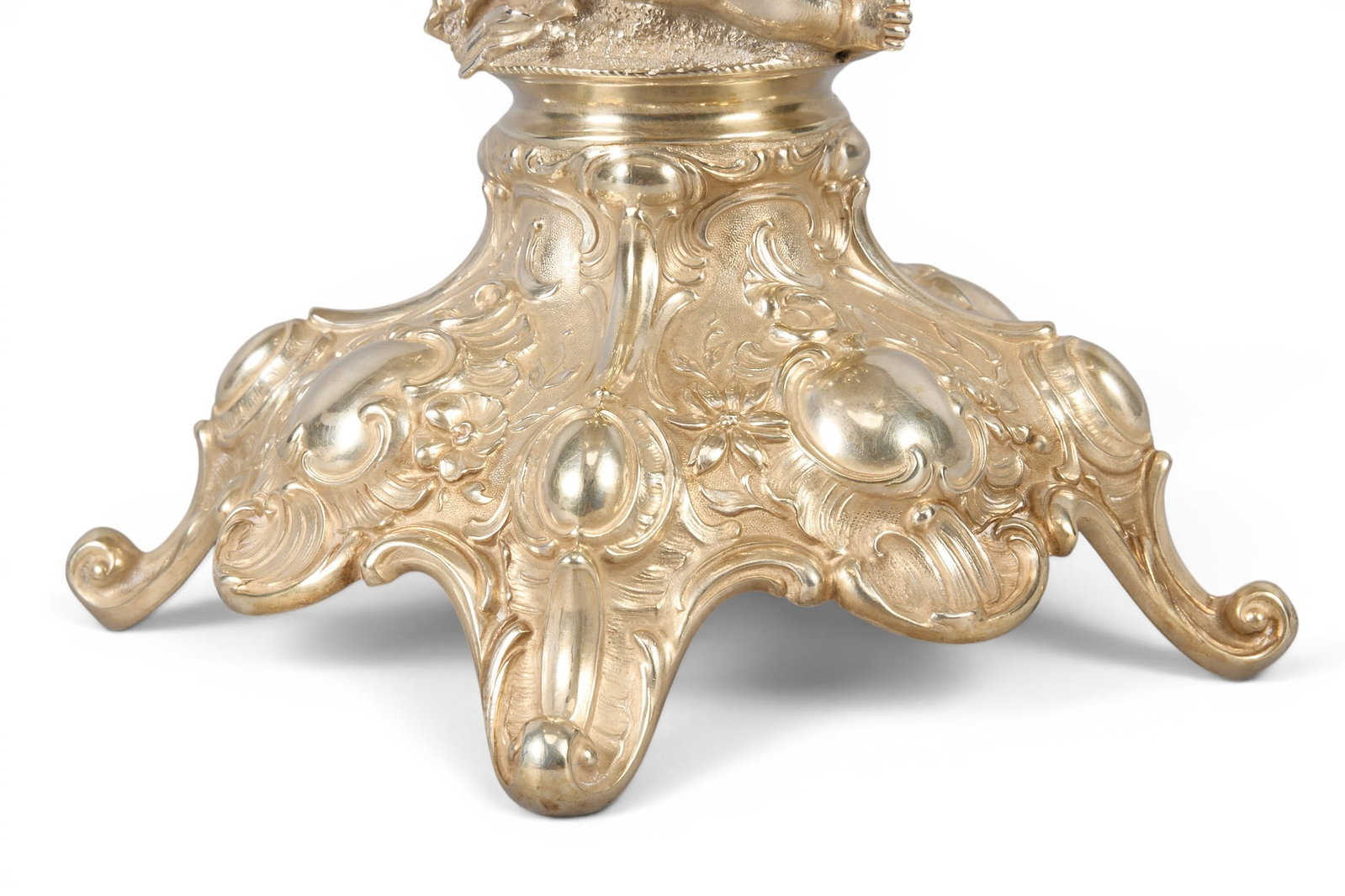 .800 Silver German Repousse Compote - 4