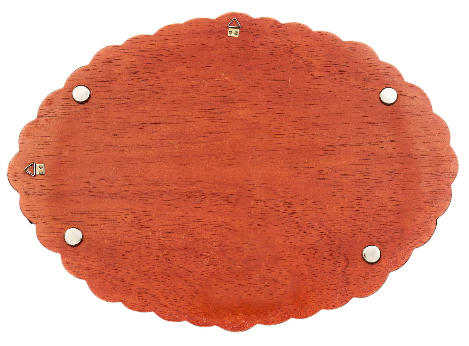 Oval Repousse Mirror - 2