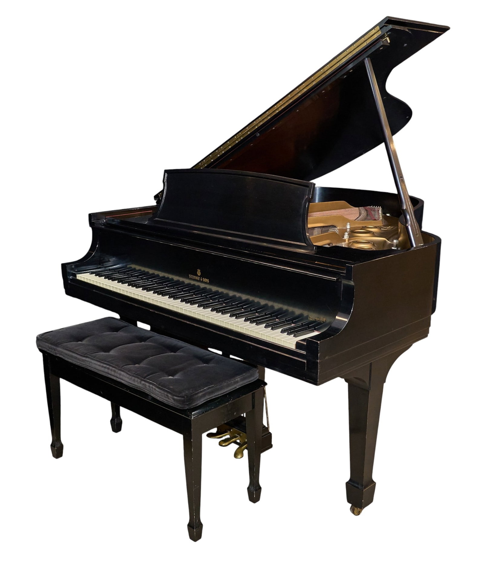Steinway & Sons L Grand Piano with Bench (1 of 10)