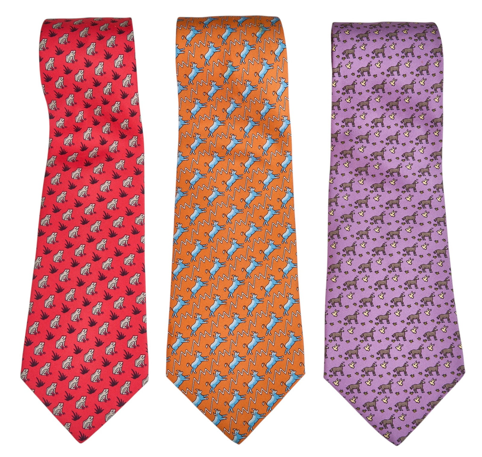 Red McCombs | (3) Hermes Silk Ties (1 of 4)