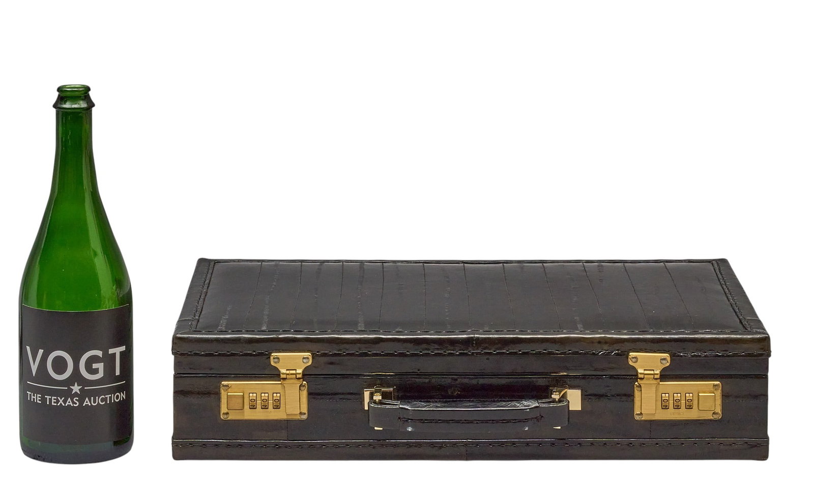 Red McCombs | Eel Leather Briefcase - 2