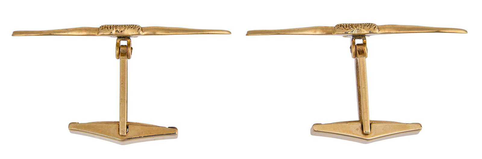 Red McCombs | 14K Ruby Longhorn Cufflinks - 3