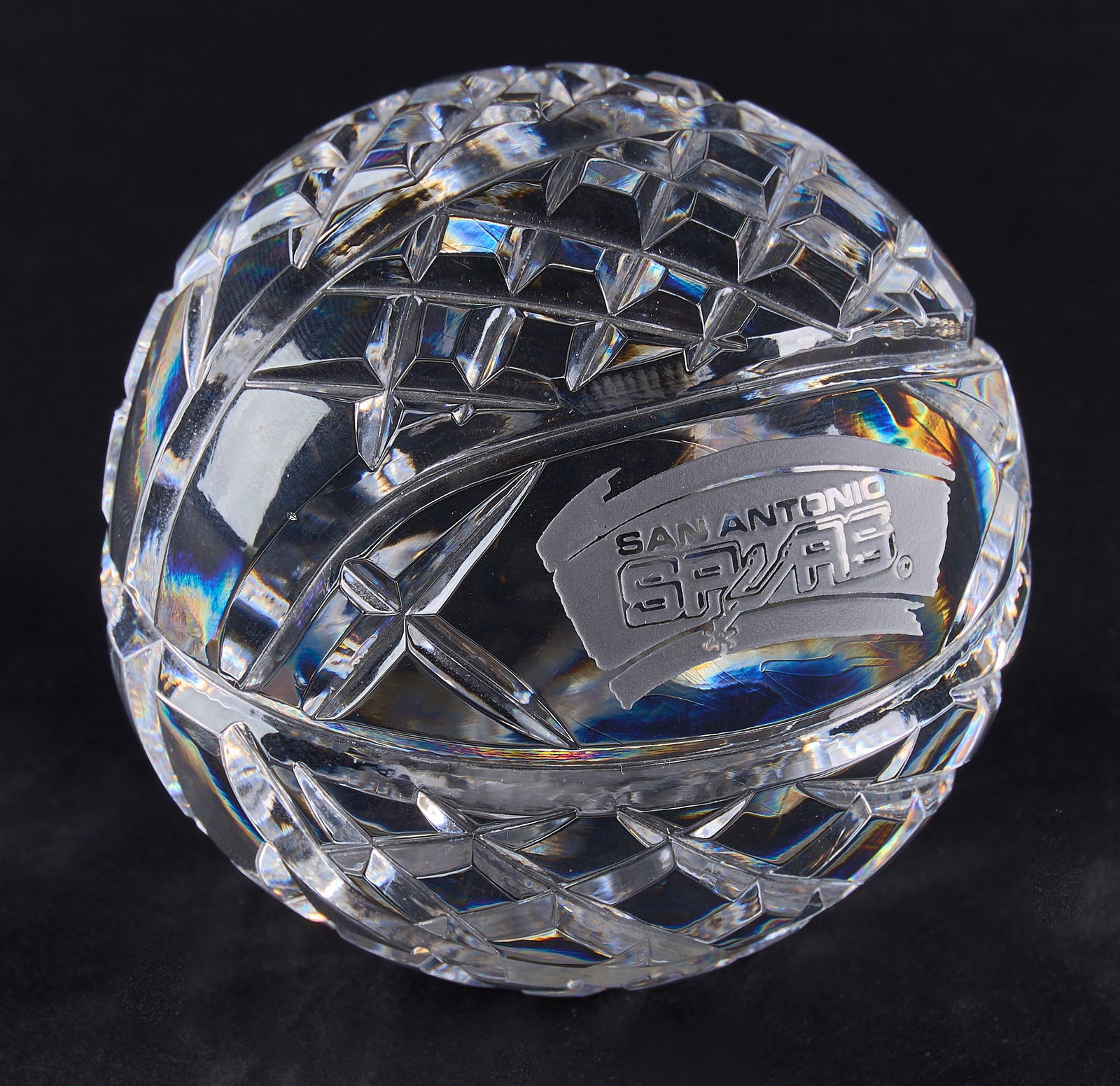 Red McCombs | Waterford San Antonio Spurs Paperweight (1 of 5)