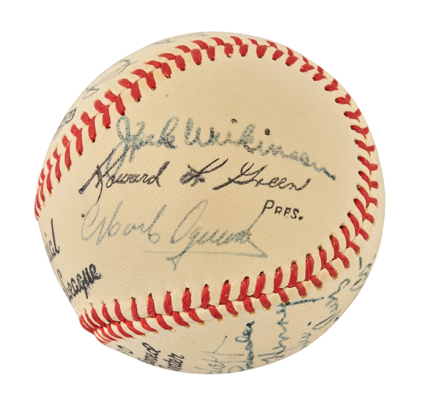 Red McCombs | (4) Signed Baseballs - 14