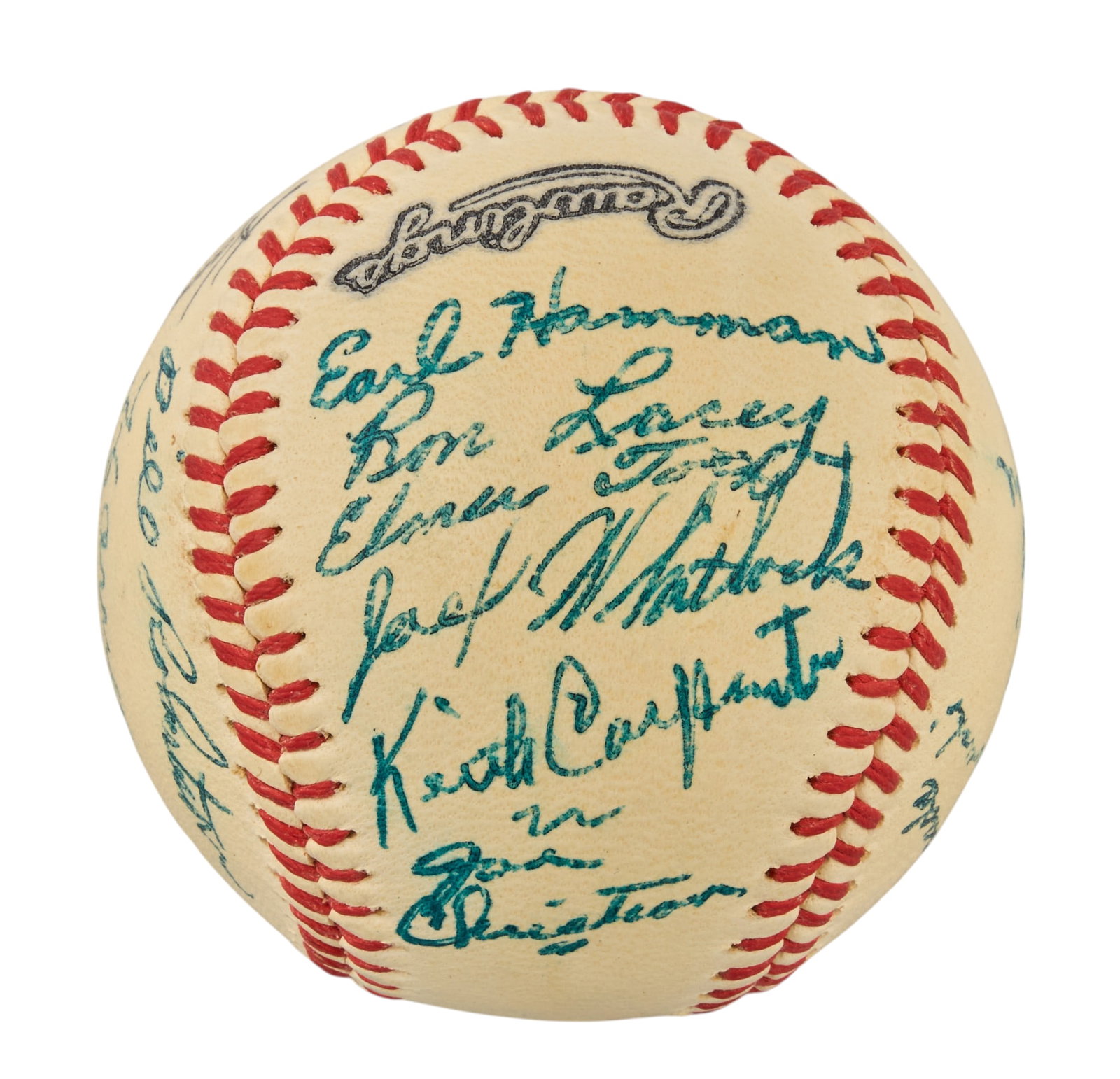 Red McCombs | (4) Signed Baseballs - 6