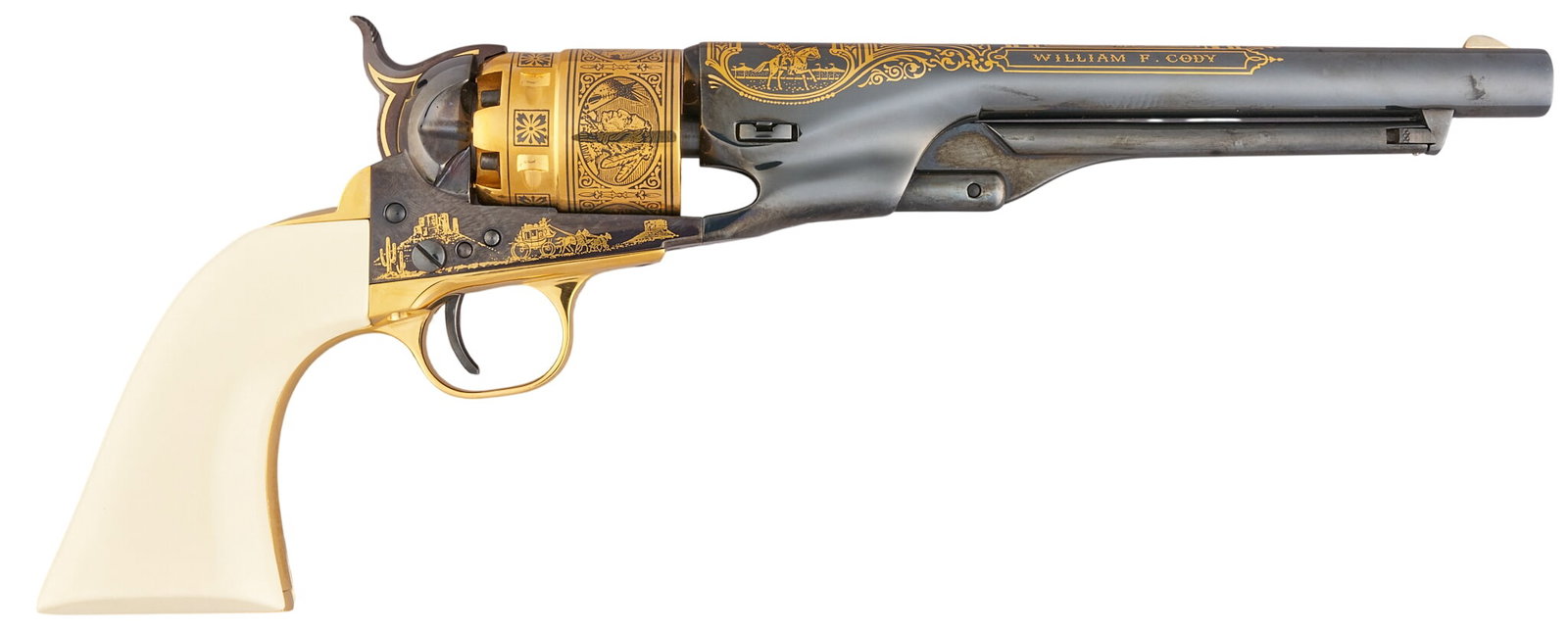 Red McCombs | Pietta Buffalo Bill Centennial Presentation Revolver (1 of 7)