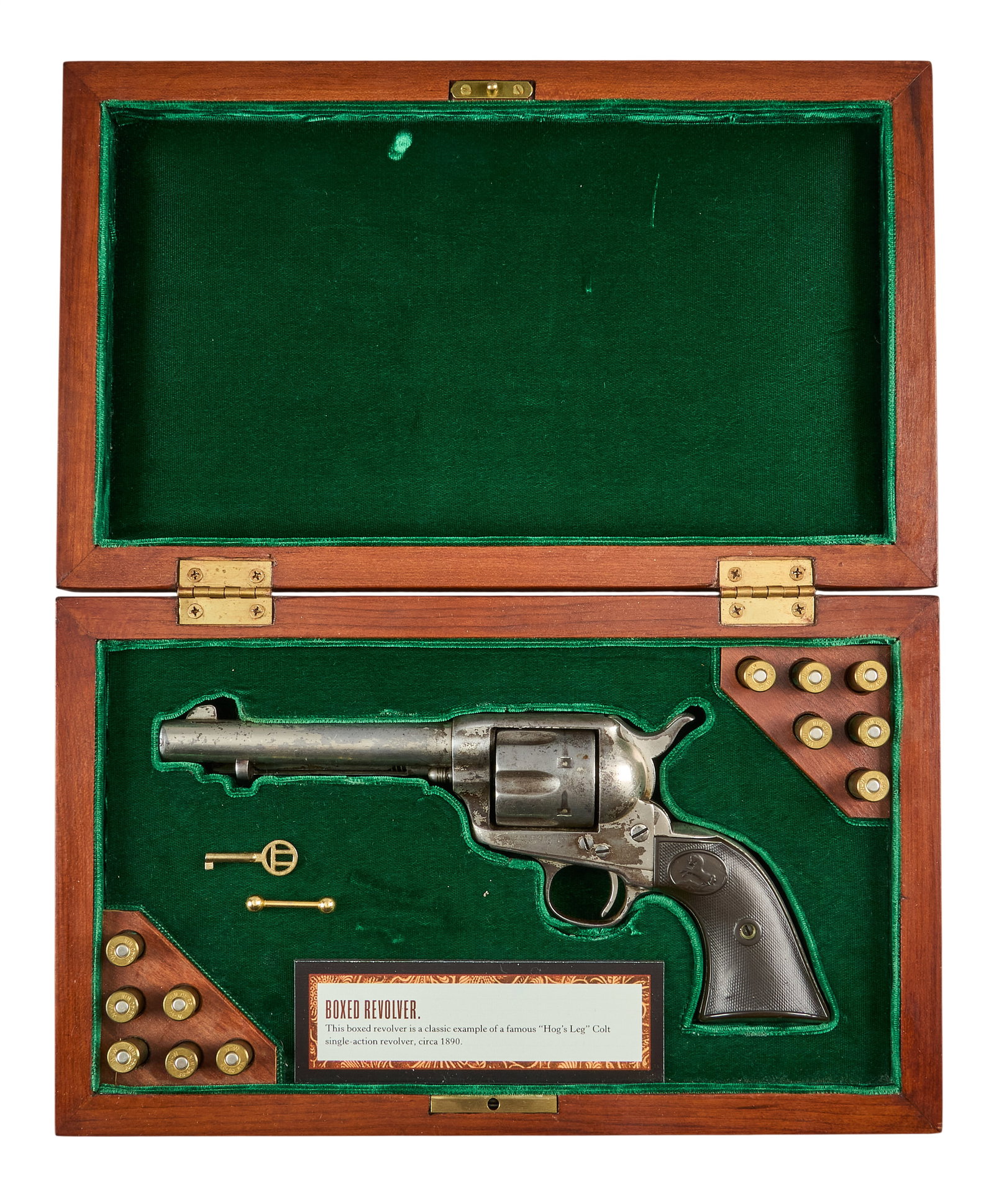 Red McCombs | Cased Colt 1873 Single Action Army 38-40 Revolver (1 of 5)