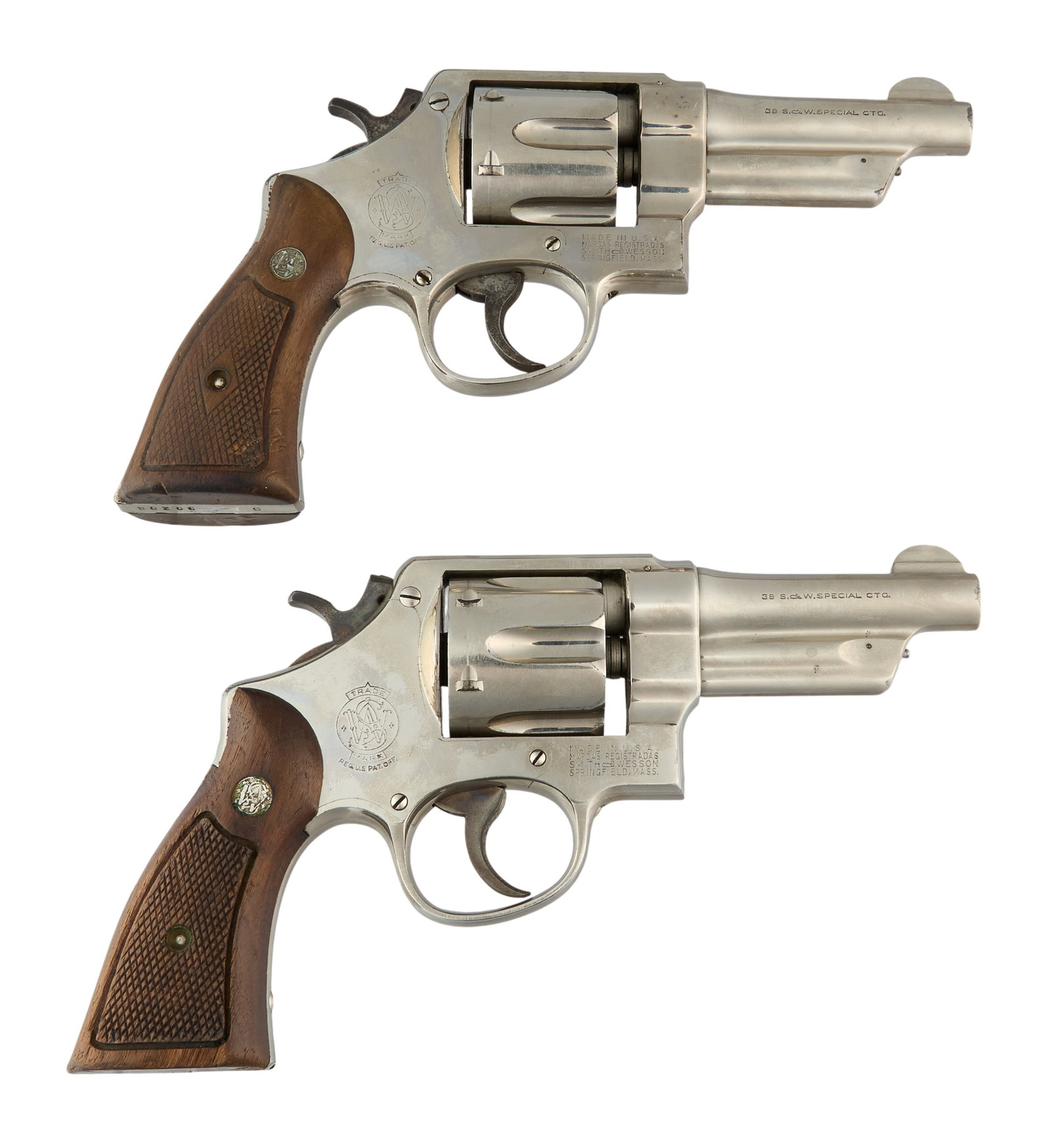 Red McCombs | Pair of Smith & Wesson 38/44 Heavy Duty City of New Braunfels Marked (1 of 5)