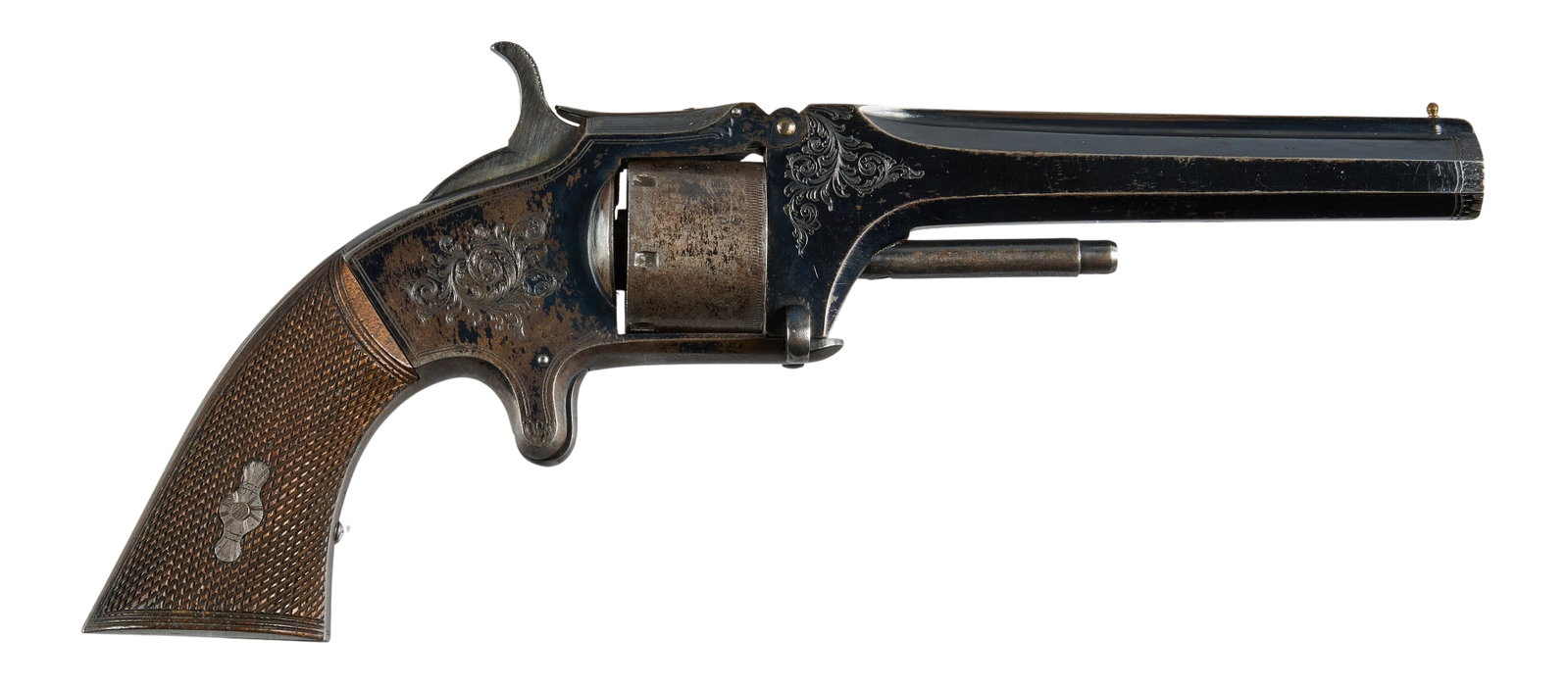 Red McCombs | Engraved English Smith & Wesson Model 2 Clone in Case (1 of 6)