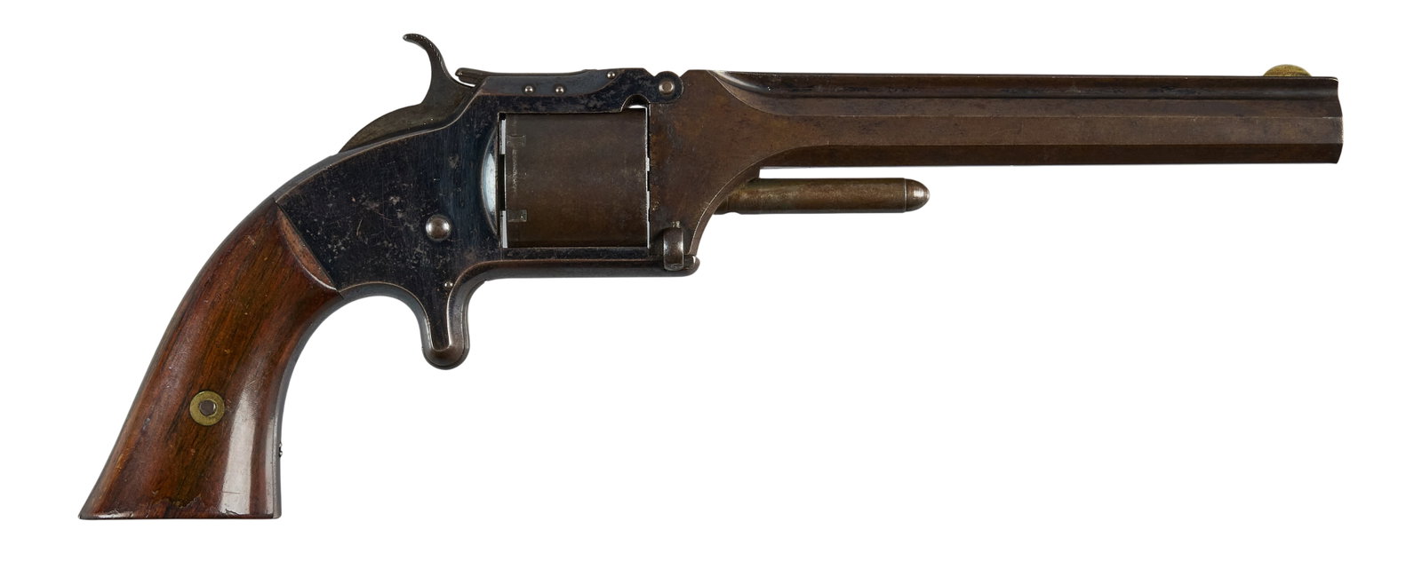 Red McCombs | Smith & Wesson Model 2 in Bone Inlaid Case W/ Whale Oil (1 of 5)