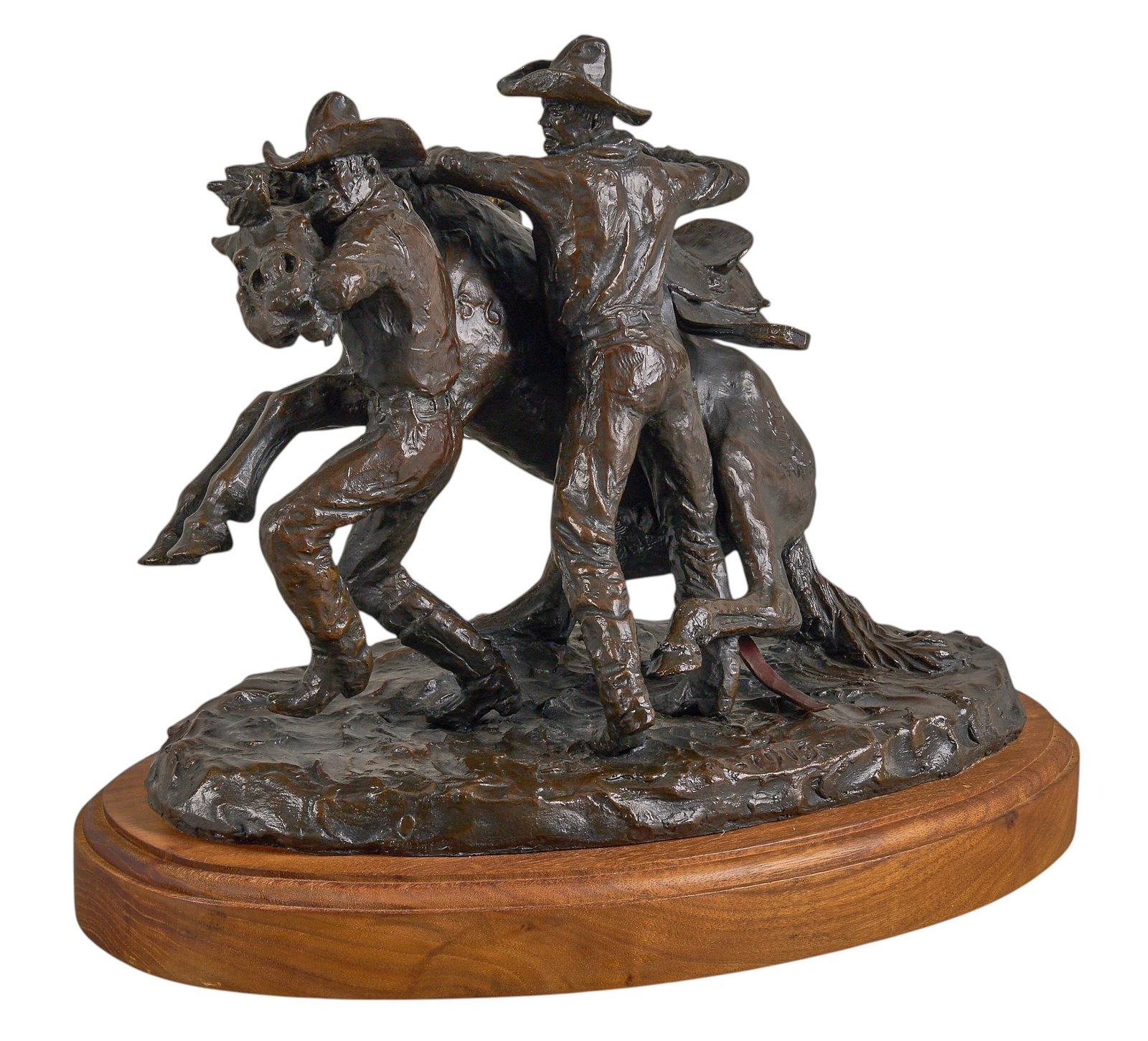 Red McCombs | Bob Scriver, "1915 - Wild Horse Race" (1 of 6)