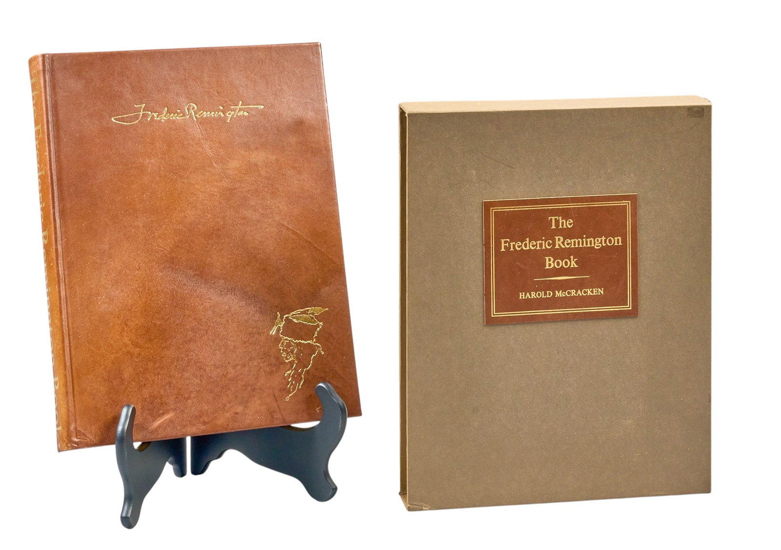 Red McCombs | The Frederic Remington Book 1966, Harold McCracken: Signed 1966 edition copy of "The Frederic Remington Book" by Harold McCracken, signed by the author in pen, number 196 of 500, published by Doubleday, Garden City (New York), 284 pages, hard