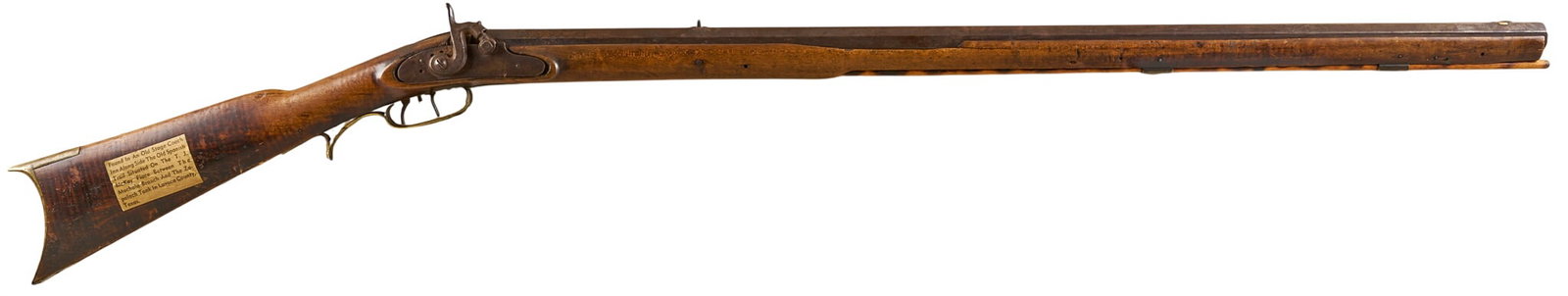 Red McCombs | Antique Percussion Kentucky Rifle Found in an Old Texas Stage Coach Inn (1 of 8)