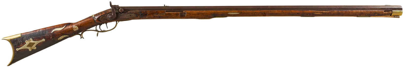 Red McCombs | Pennsylvania J. Ferree Full-Stock Percussion Kentucky Rifle (1 of 6)