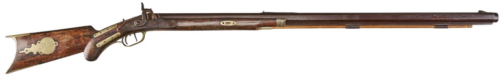 Red McCombs | James Golcher Half-Stock Percussion Target Rifle W/ High Grade Walnut Stock (1 of 7)