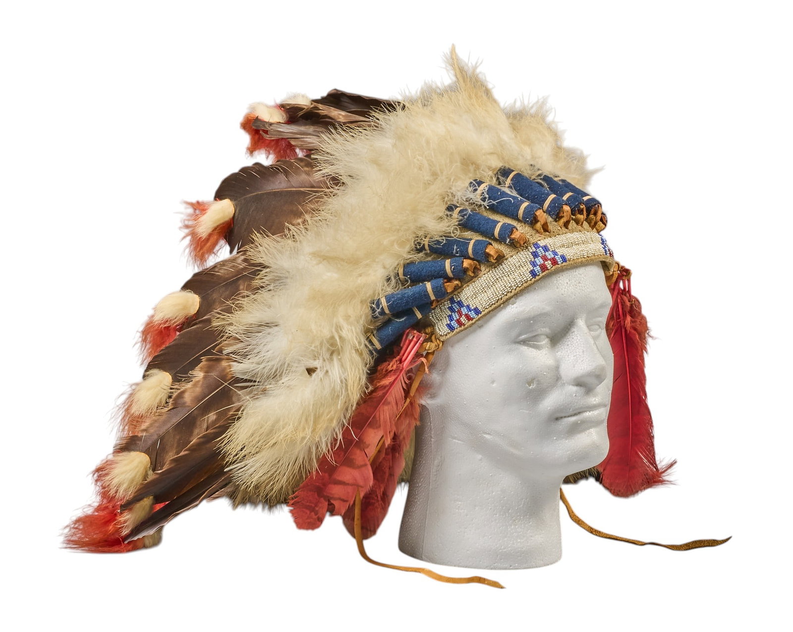 Red McCombs | Native American Feathered Headdress (1 of 4)