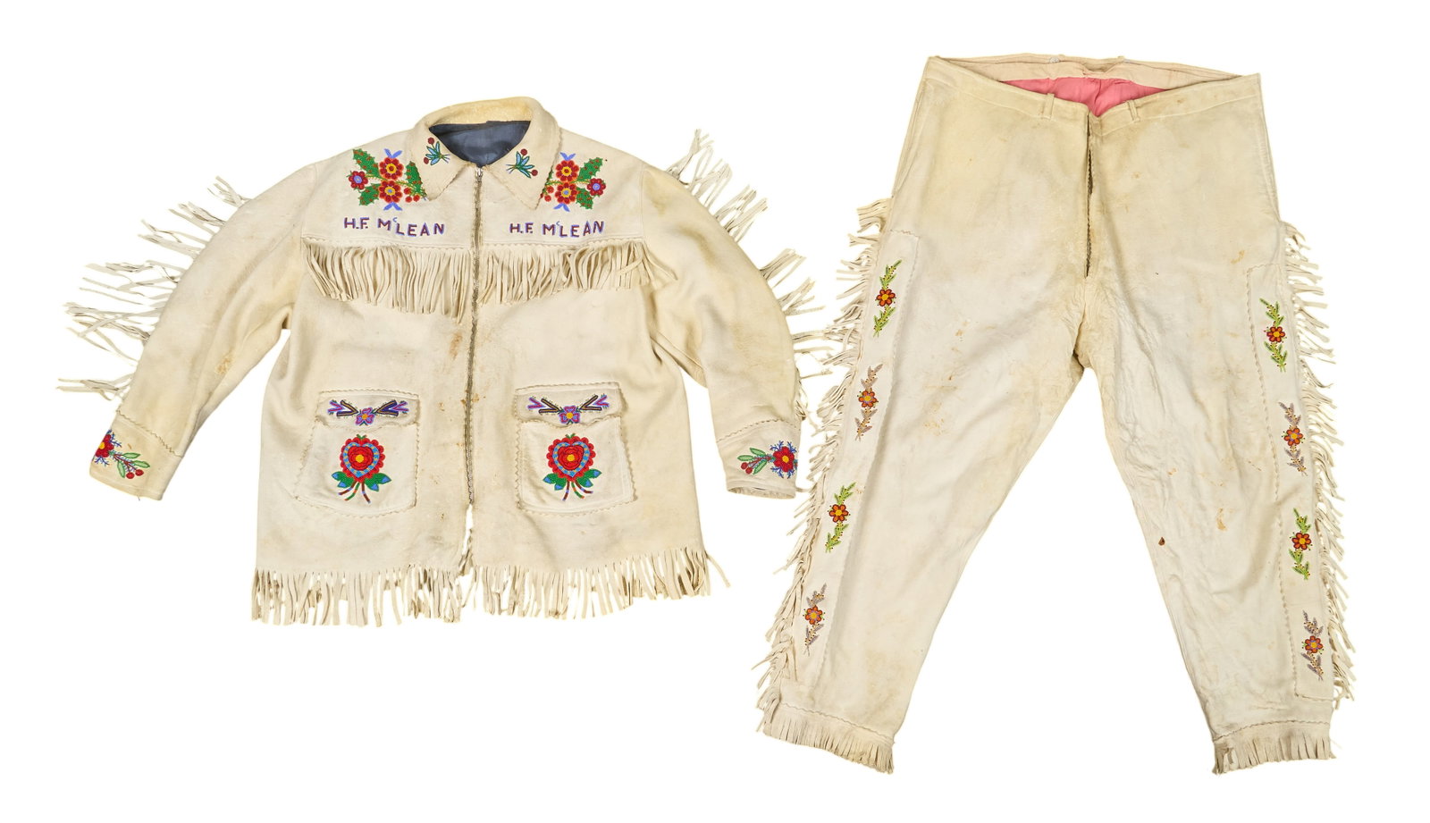 Red McCombs | Buckskin Shirt and Pant Set (1 of 6)