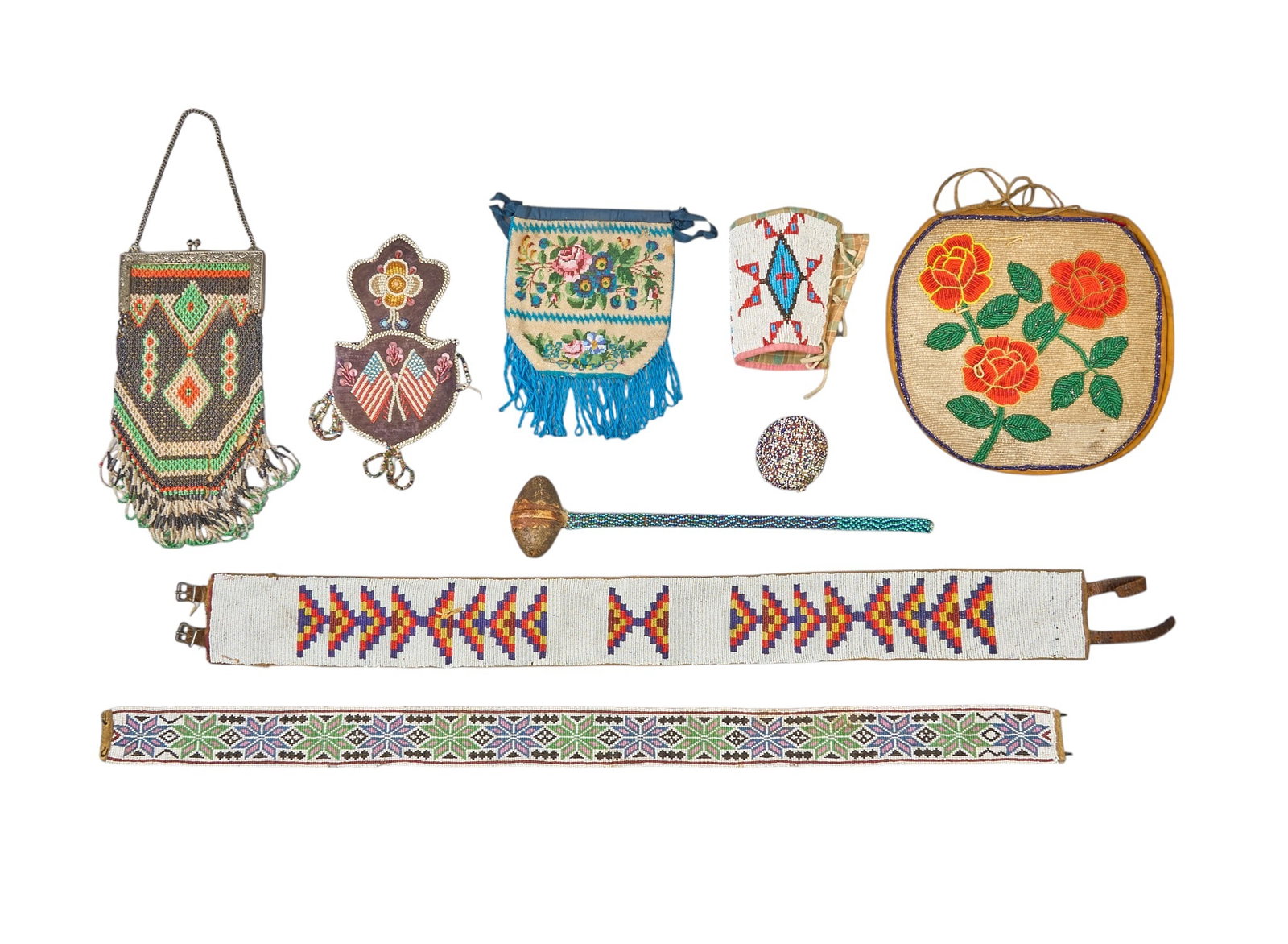 Red McCombs | Collection of Beaded Native American Items (1 of 7)
