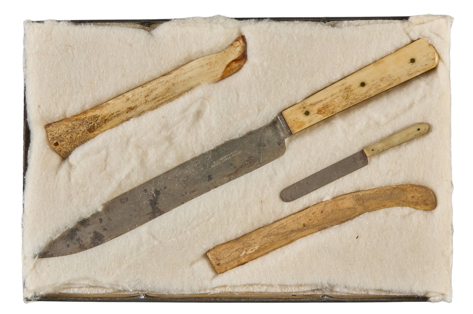 Red McCombs | Framed Native American Trade Knives and Sheaths (1 of 3)