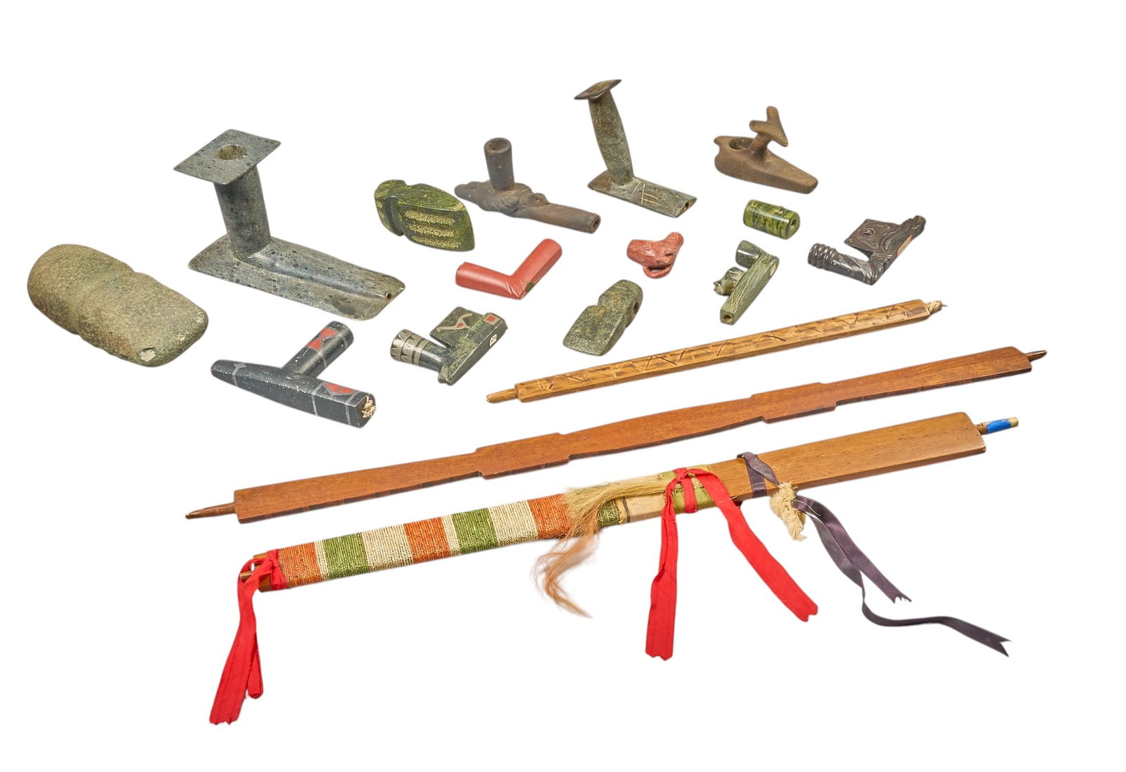 Red McCombs | Collection of Native American Stone Tools and Pipes (1 of 4)