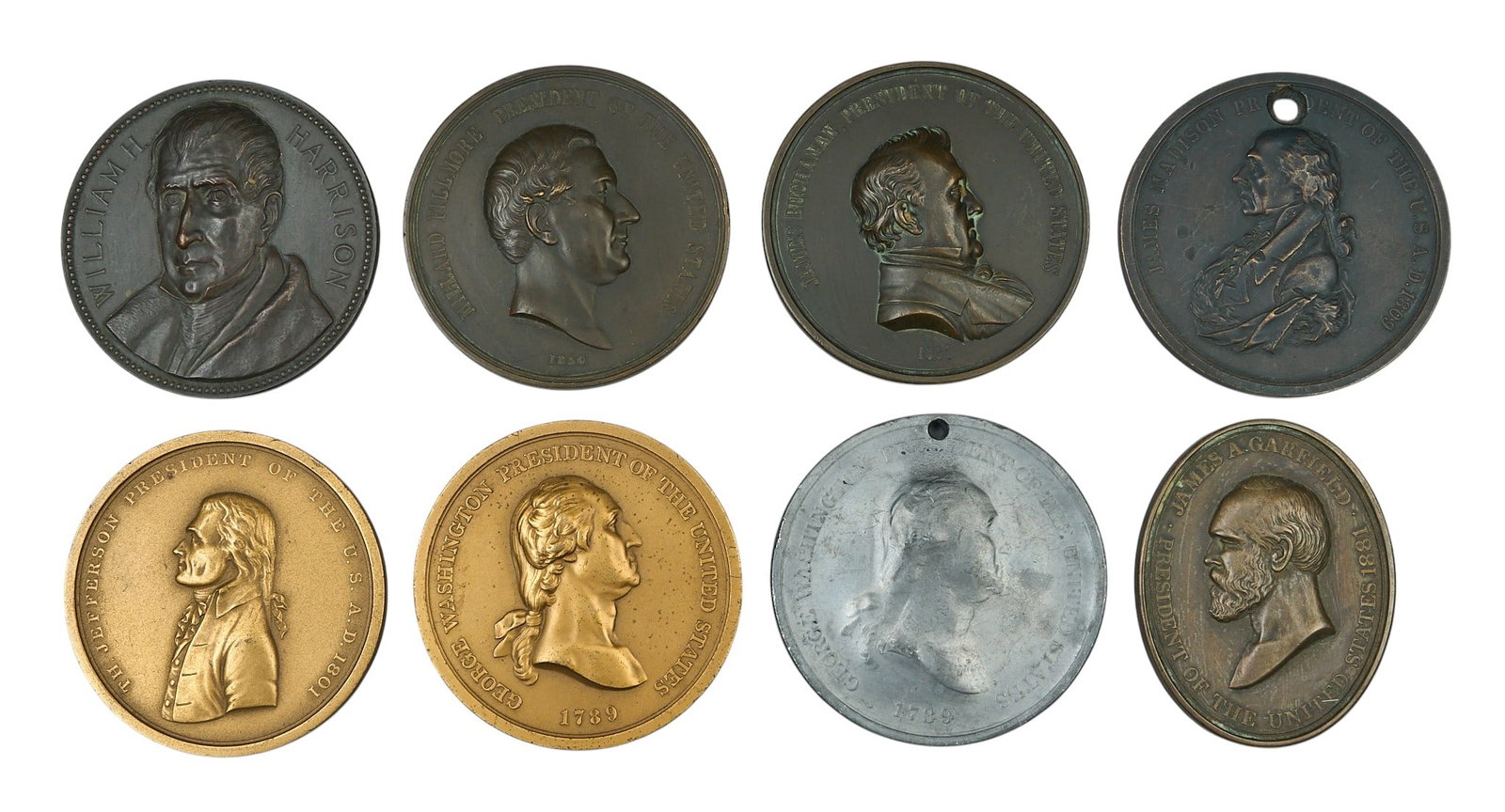 Red McCombs | (8) Peace Medals (1 of 2)