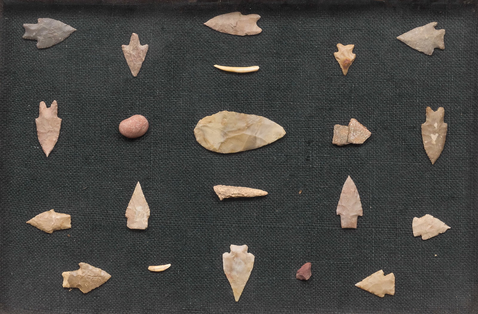Red McCombs | Framed Arrowheads (1 of 3)