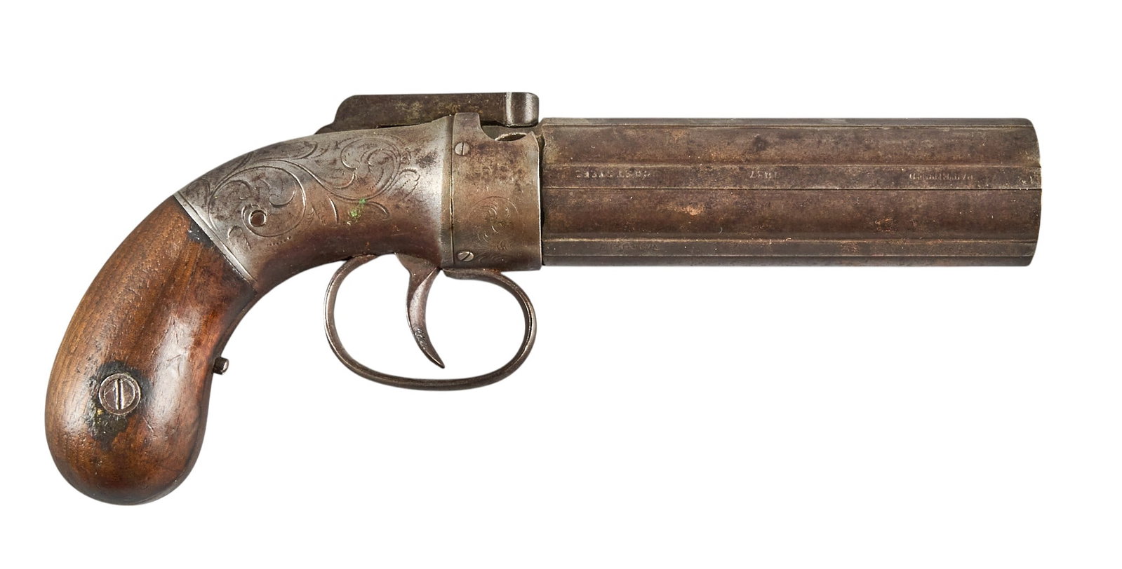 Red McCombs | Allen & Thurber 6 Barrel Pepperbox (1 of 3)