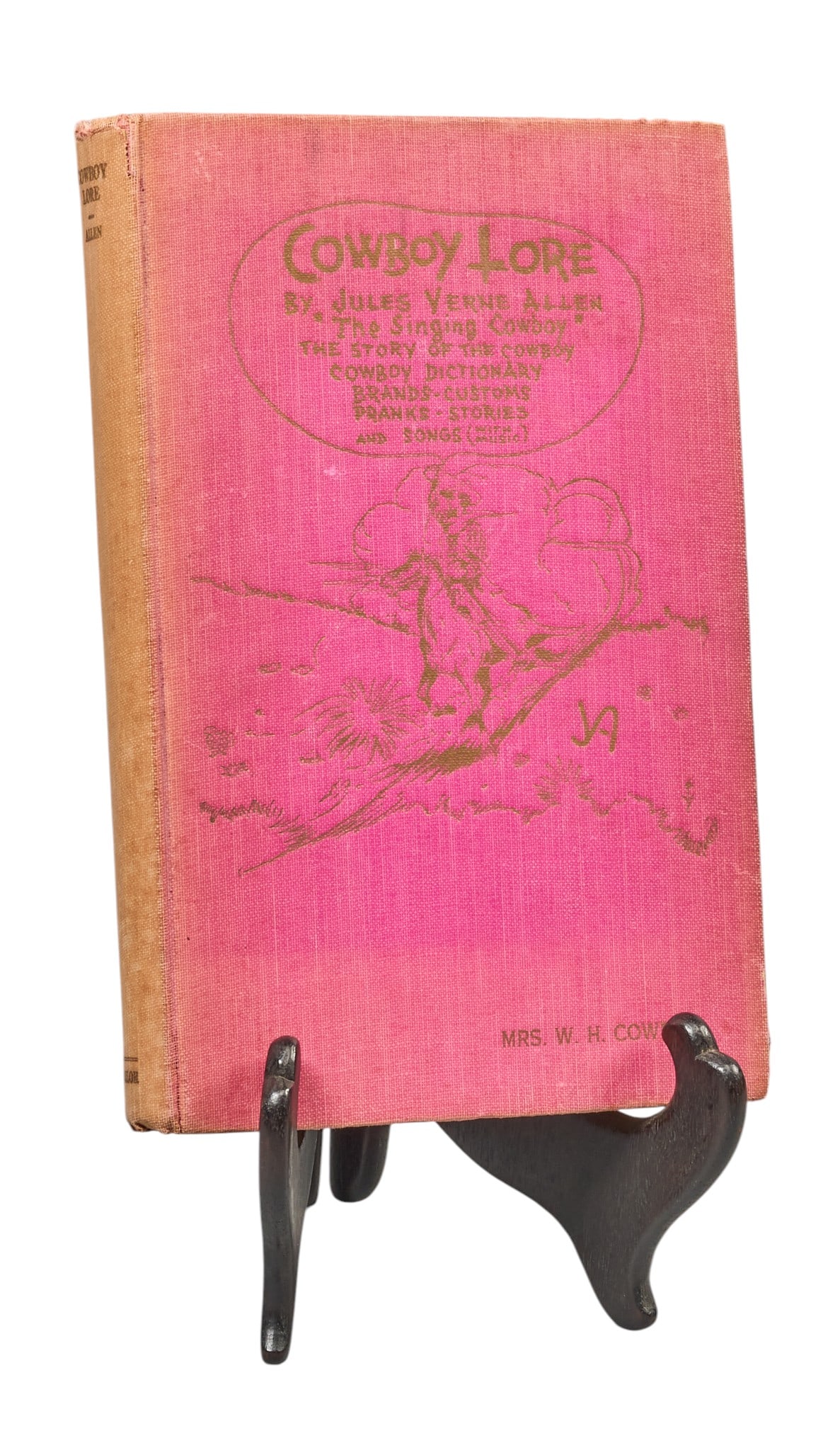 Red McCombs | Signed Cowboy Lore 1933, Jules Verne Allen (1 of 4)