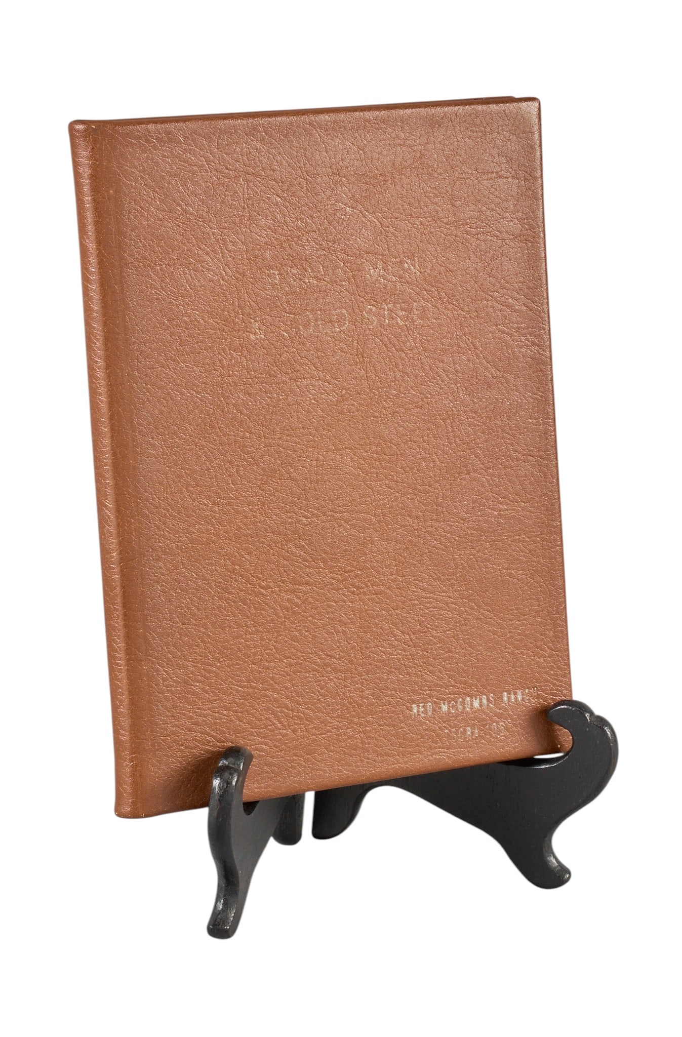 Red McCombs | Brave Men & Cold Steel 1984, Doug Perkins and Nancy Ward: 1st edition copy of 1984 "Brave Men & Cold Steel" by Doug Perkins and Nancy Ward, published by the Texas and Southwestern Cattle Raisers Foundation, 62 pages, leather-bound hardcove