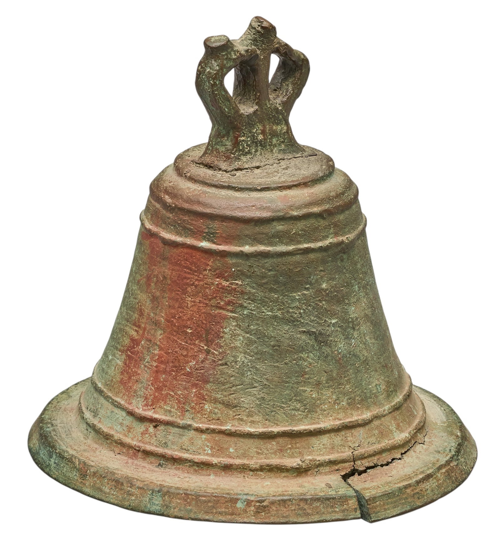Red McCombs | Antique Brass Mission Bell (1 of 5)
