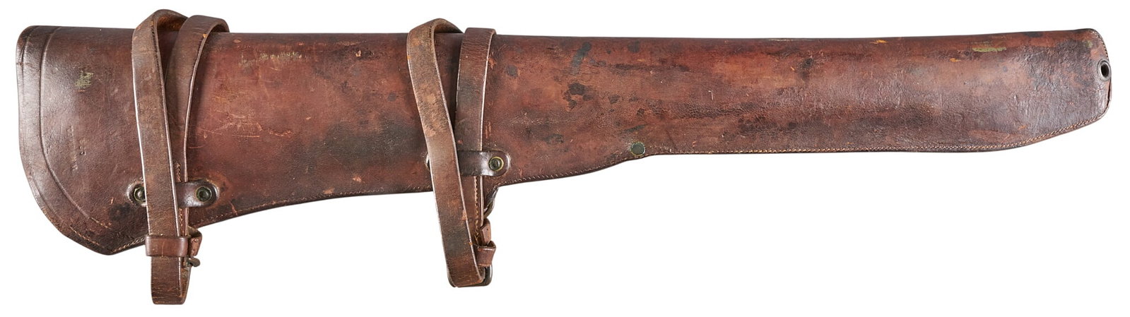 Red McCombs | Regiment Marked US Cavalry Leather Scabbard (1 of 3)