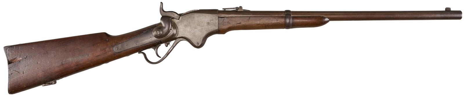 Red McCombs | Civil War Era Spencer Model 1860 Saddle Ring Carbine Cartouche Marked (1 of 8)