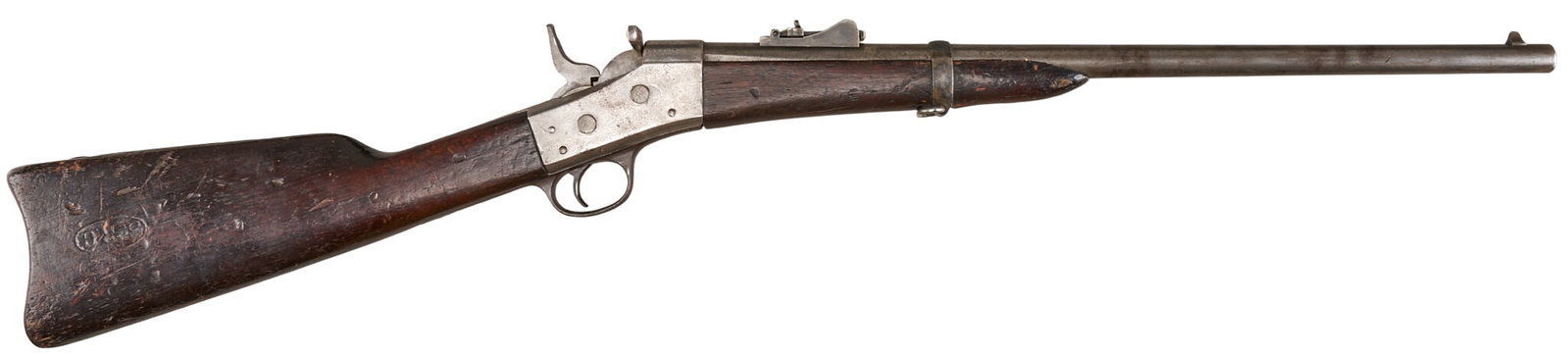 Red McCombs | Antique Remington Rolling Block Carbine W/ Scabbard (1 of 11)