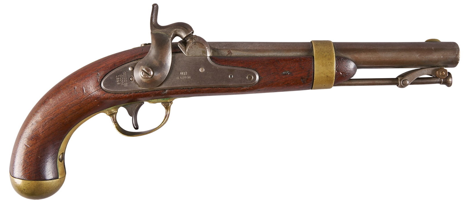 Red McCombs | US Model 1842 H. Aston 54 Cal. Percussion Pistol (1 of 2)