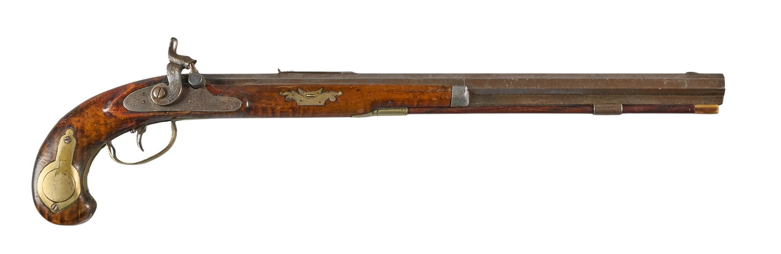 Red McCombs | Antique Kentucky Style Percussion Pistol (1 of 2)