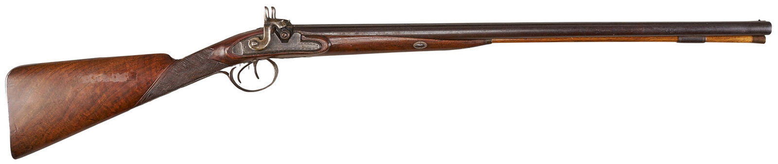 Red McCombs | Rare Simeon North Percussion Converted SXS Shotgun (1 of 8)