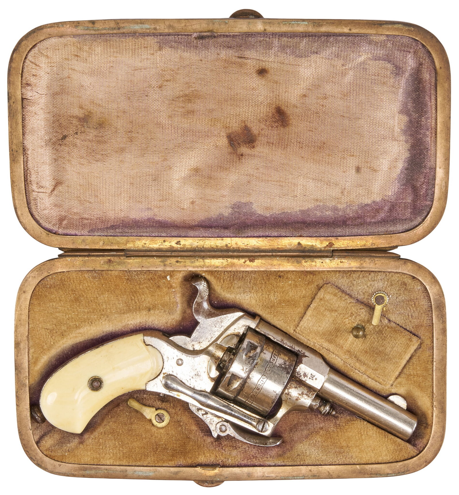 Red McCombs | Antique Belgian Cigar Case Folding Trigger 230 Eley Revolver (1 of 5)