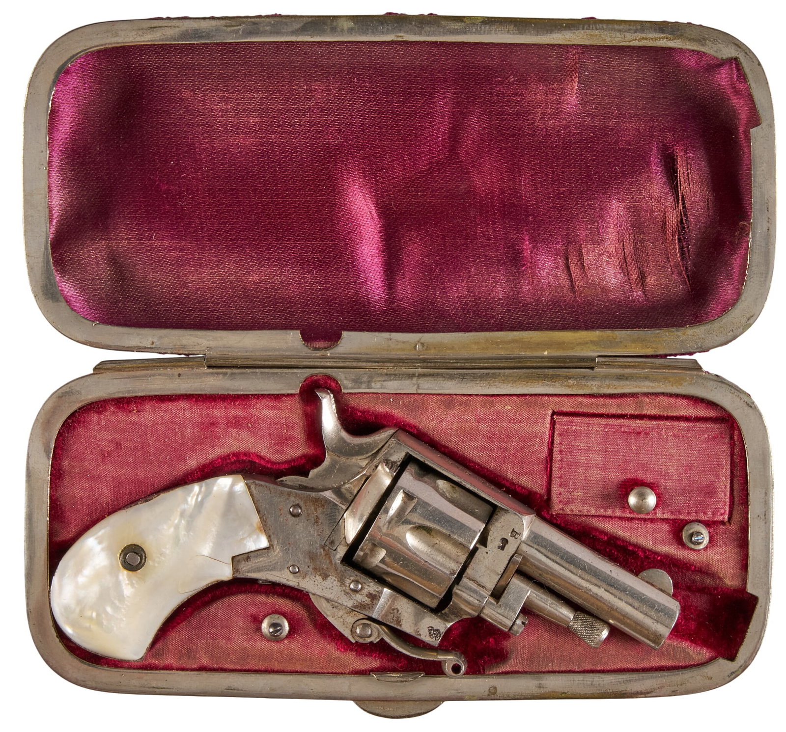 Red McCombs | Clement Arms The Baby Revolver W/ Pearl Grips in Velvet Case (1 of 4)
