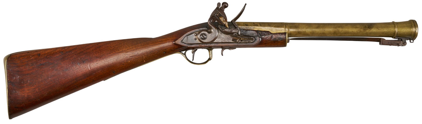 Red McCombs | English J. Jones of Temple Bar Coaching Carbine Blunderbuss W/ Snap Bayonet (1 of 9)