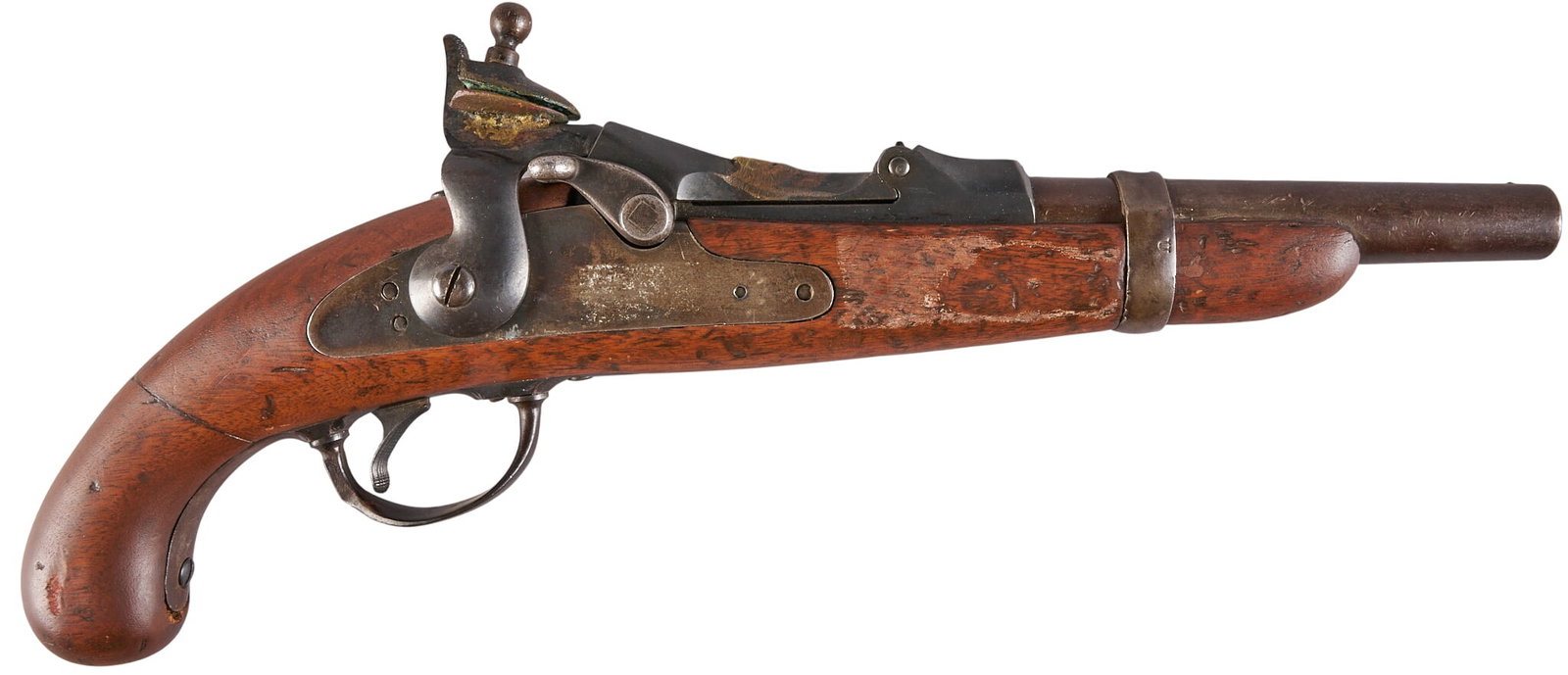 Red McCombs | WC CO. & BATJAC Marked Alamo Studio Prop Flintlock Pistol (1 of 2)