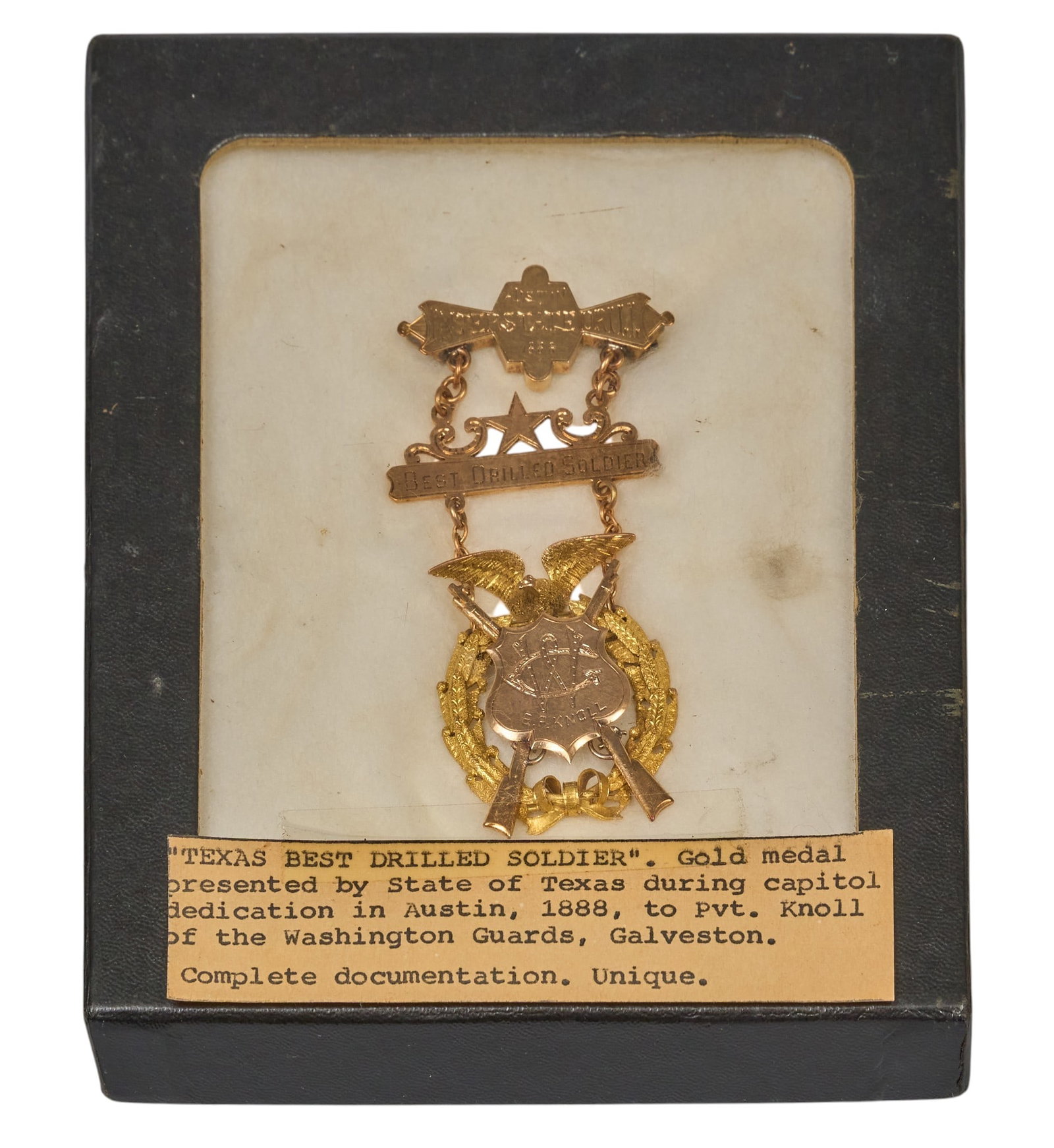 Red McCombs | Texas Best Drilled Soldier Gold Medal (1 of 1)