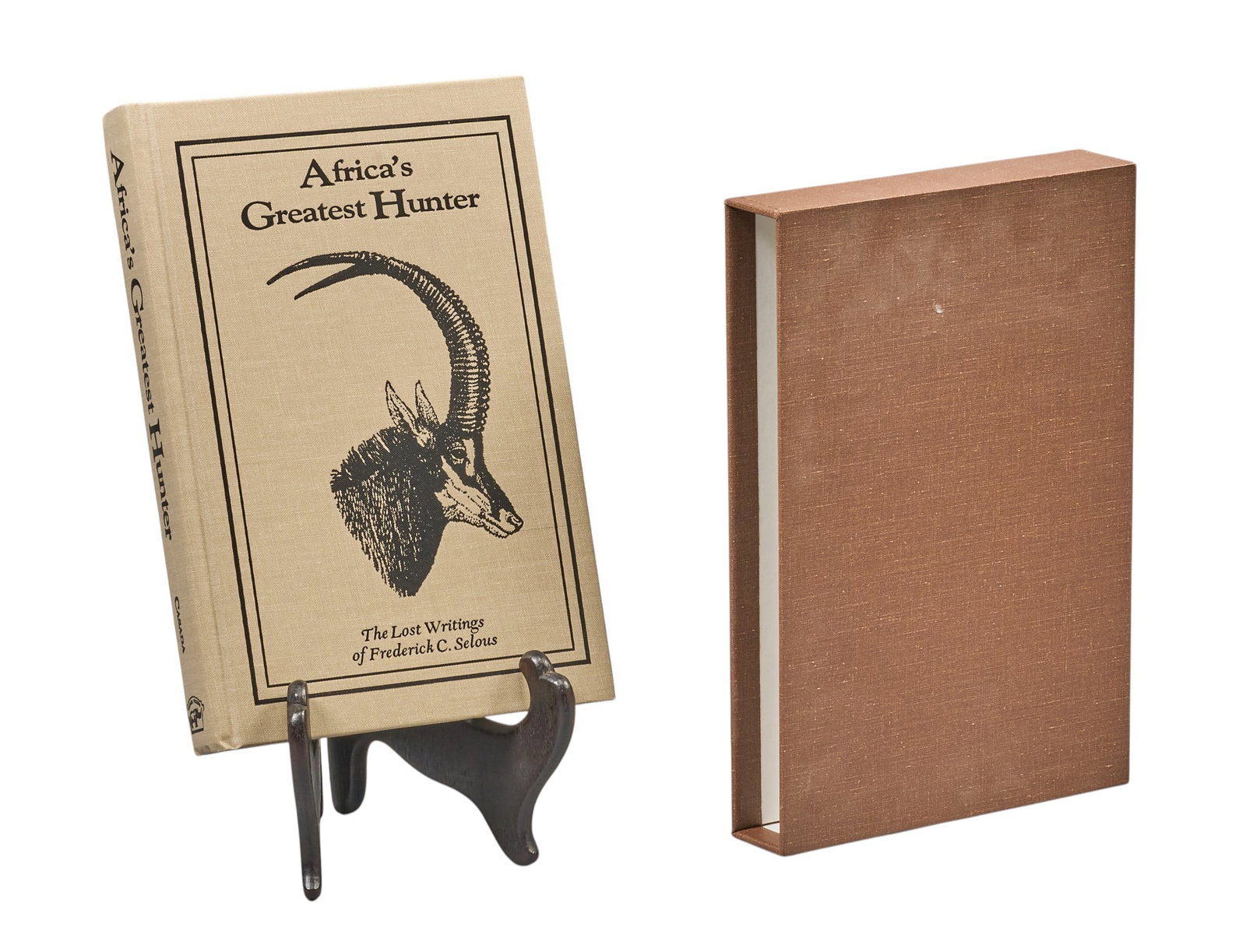 Red McCombs | Signed Africa's Greatest Hunter 1988, James A. Casada: Signed first edition copy of 1988 "Africa's Greatest Hunter: The Lost Writings of Frederick C. Selous" by James A. Casada, copy number 329 of 1000, published by Safari Press Inc. (Long B