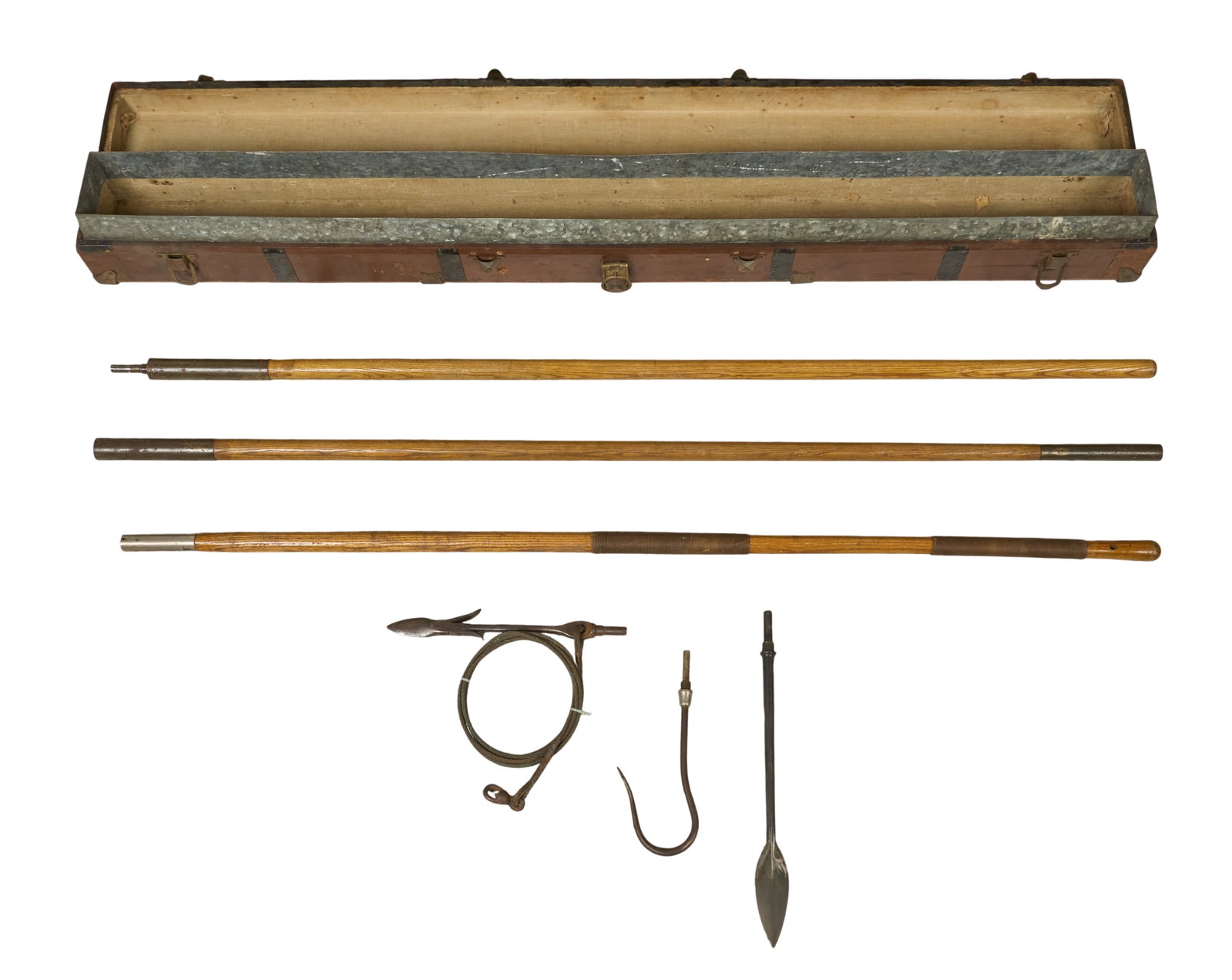 Red McCombs | Antique Harpoon in Wooden Case (1 of 6)
